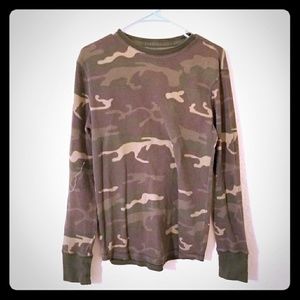 Camouflage long sleeve thermal